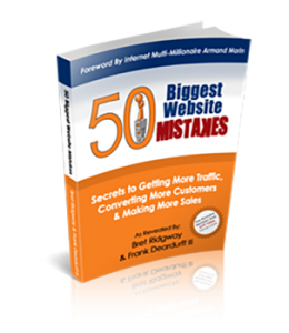Order your copy of 50 Biggest Website Mistakes Today!